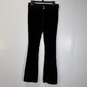 B.Original Women's Charcoal Flared Corduroy Pants Size Medium